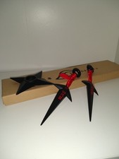 Naruto Plastic Kunai Shuriken Headband Pieces For Cosplay Or Collection.