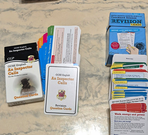 Gcse revision cards - gcse, an
