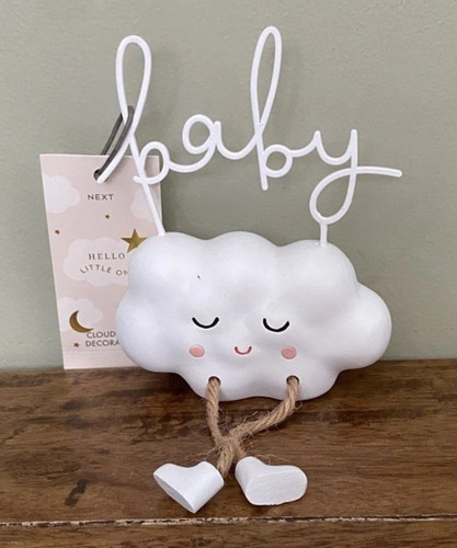 Next ornament baby cloud - cloud, shelf