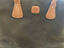 BRIC'S Brown pebble leather