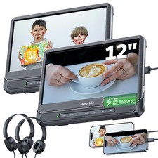 2x12" Dual Screen Portable Car