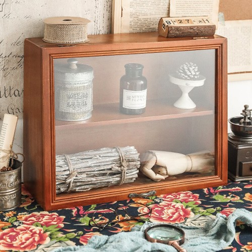 Vintage wooden storage cabinet - vintage,