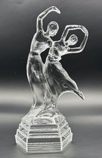 RCR GLASS  CRYSTAL DANCERS FIGURINE