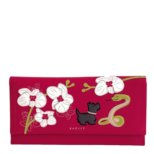 Radley purse crimson - purse, leather