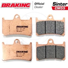 4 FRONT BRAKE PADS BRAKING