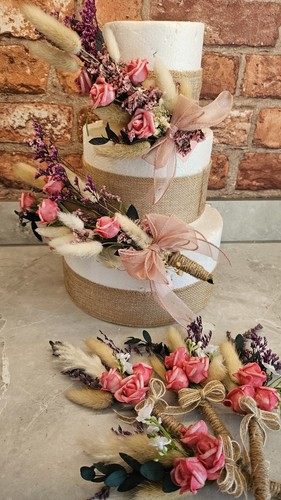 Dried grasses and foam - dried,