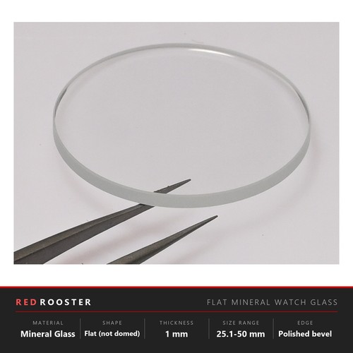 Flat mineral watch - mineral,