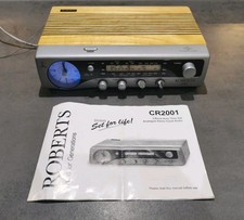 Roberts Radio CR2001 3 Band Auto Time Set Analogue Alarm Clock Radio