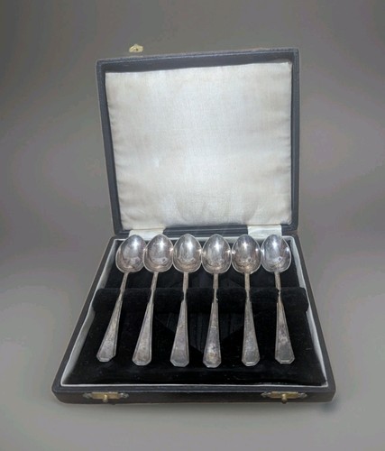 Vintage cased set epns - of, 6