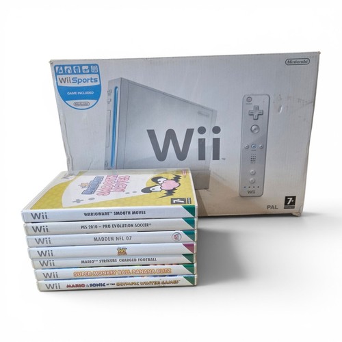 Nintendo wii console white - console,