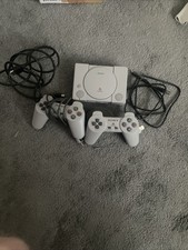 Mini Playstation 1 Classic Console SCPH-1000R 2 Controllers Tested & Working