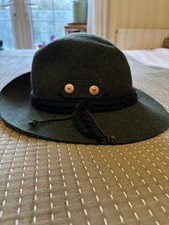 Fedora Felt Hat, (size 59), Dark Green
