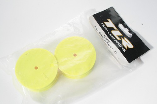 Losi yellow front wheels - yellow,