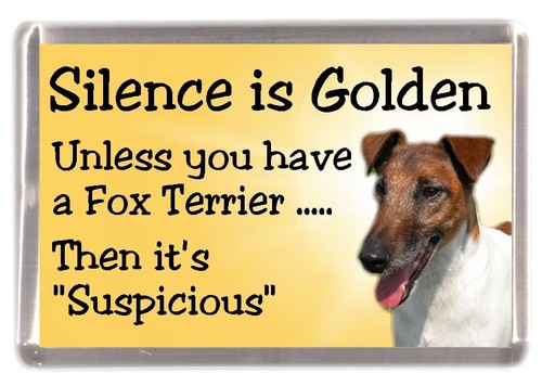 Smooth fox terrier dog - terrier, fridge
