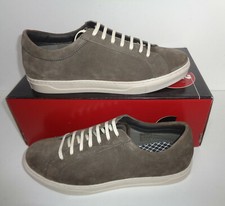 IKON Mens Grey Leather Shoes