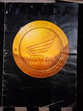 vintage honda motor company anniversary  brochure