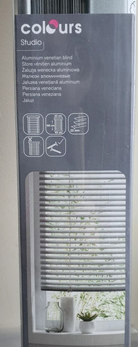 Aluminium venetian blind - aluminium, cm