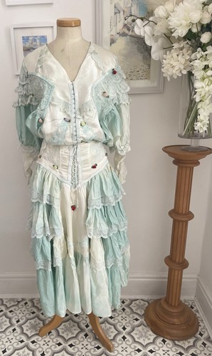 Vintage 70s skirt - vintage, suit