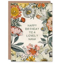 Nana Happy Birthday Card