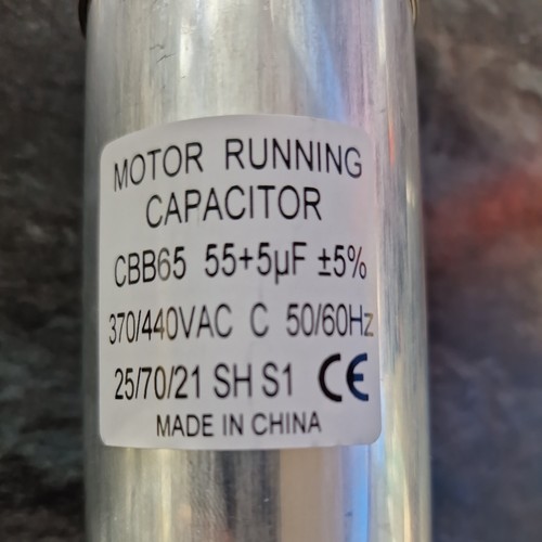 Capacitor cbb65 5uf - cbb65, 55+5uf