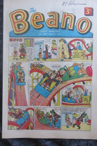 Beano comic 1089 june 1st - 1089,