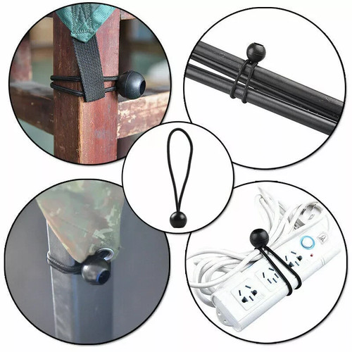 Elastic black ball - elastic,