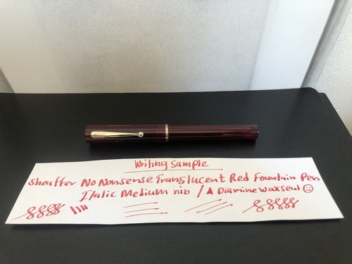 Sheaffer nonsense red - no,