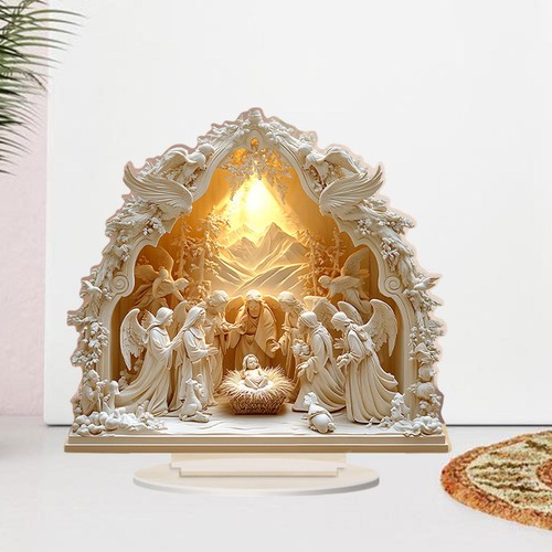 Christmas crib figure table - figure,,
