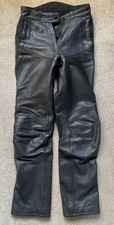 Hein Gericke Ladies Leather Armoured Bike Trousers Size 34 (6). Rarely used  