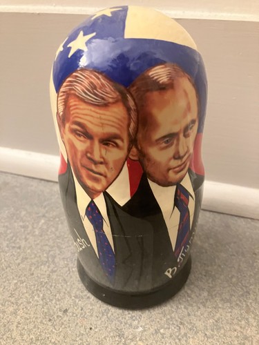 Vintage hand painted wooden - painted,