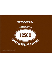 Soft copy honda e2500 - honda,