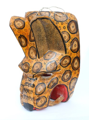 Guatemala jaguar mask - jaguar,