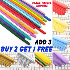 100 X Long Plain Balloons Latex Balons 260Q Twisting Modelling Long Balloons UK