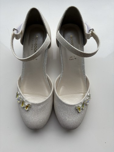 Ivory flower girl shoes - girl,