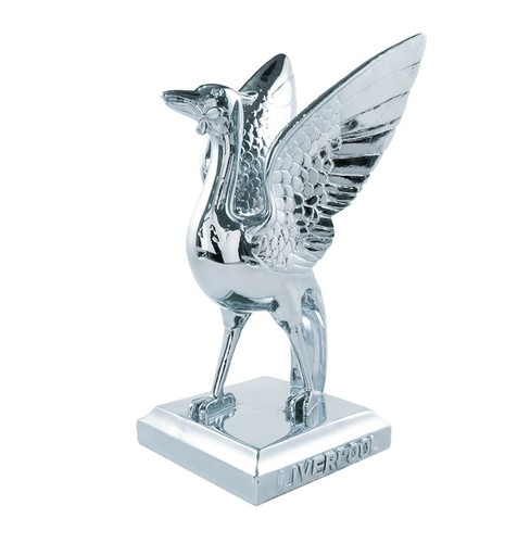Liver bird silver statue 3d - silver,