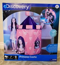 Used (once) Discovery Princess Castle Royal Play Tent  4.5' Tall x 3' Wide 