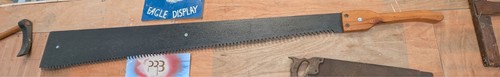 Antique crocodile stone saw - crocodile,