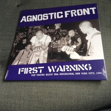Agnostic Front - First Warning LP  (Punk/Rock/Hardcore) RADIATION 2025 NEW