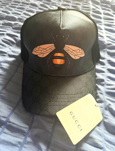 Gucci bee black leather - gucci,