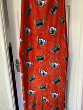 Stitch Christmas Fleece Blanket/ Throw Disney Immaculate Condition