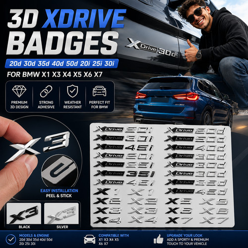 Xdrive badge 20d 30d - 3d,