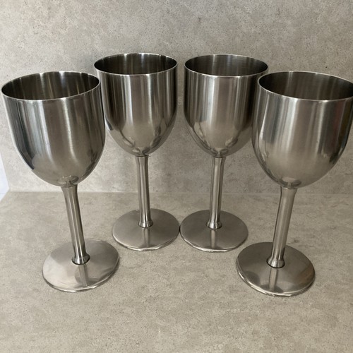 Satinsteel wine goblets - wine,
