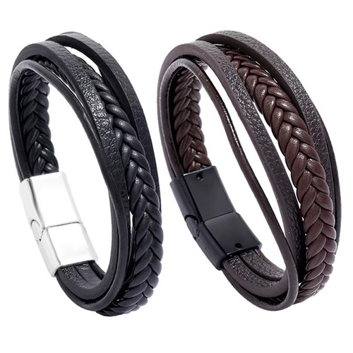 Retro leather bracelet - retro,