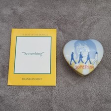 The Best Of The Beatles Music Box Franklin Mint Porcelain - Something