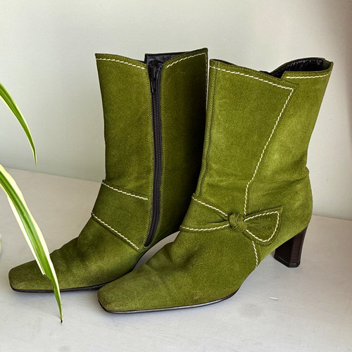Gabor women green suede - gabor, women’s