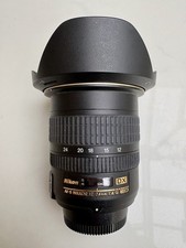 Nikon AF-S DX 12-24mm F/4g IF-ED Zoom Lens with Hood Caps, Case Ultra Wide Angle