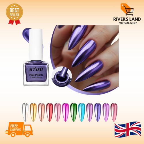 Metallic nail polish super - polish,