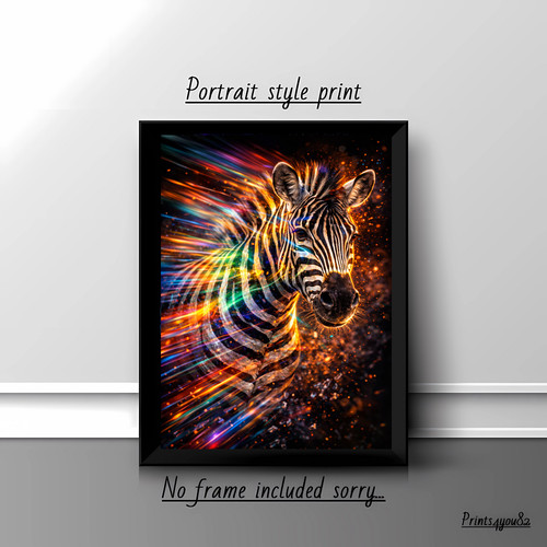 Zebra wildlife animals neon - zebra,