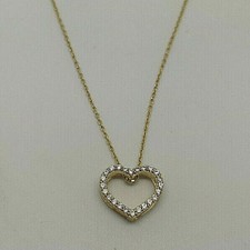 9ct Gold Ladies 18" Cubic