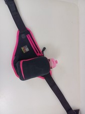 Karrimor Run  Waist Bottle Belt Bum Bag Pink Black Jogging